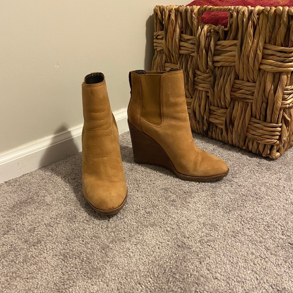 Aldo wedge booties